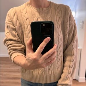 Babaton Cableknit crewneck